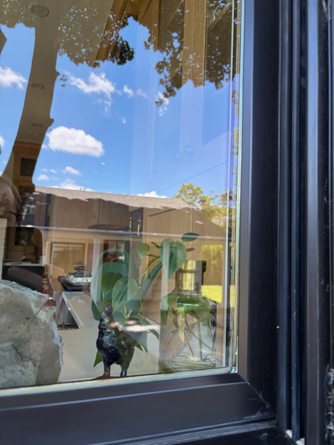 Freshly cleaned, streak-free windows on a Hudson Valley home near Armonk, NY
